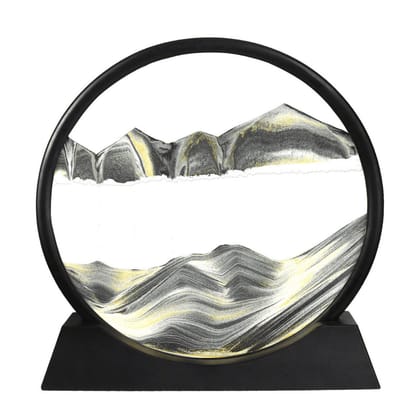 3D Moving Sand Mountain Lamp With Stand