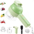 4 In 1 Handheld Rechargeable Vegetable Cutter Chopper